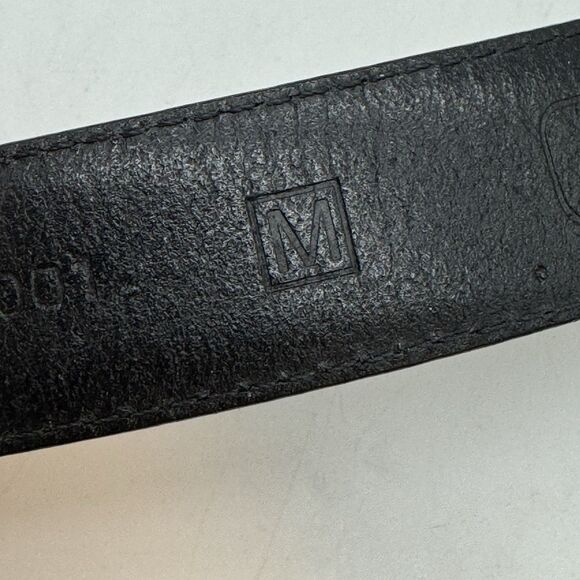 Vintage 90's Fossil Western Belt Women's M Black Genuine Leather cowgirlcore - Picture 10 of 14